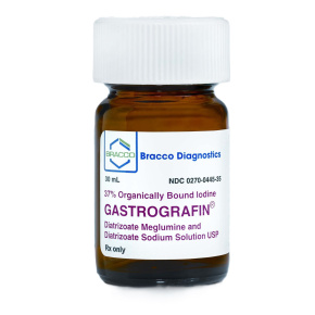 Gastrografin® Diatrizoate Meglumine / Diatrizoate Sodium 66% - 10% Oral and Rectal Contrast Solution for Gastrointestinal Diagnostic Imaging Support