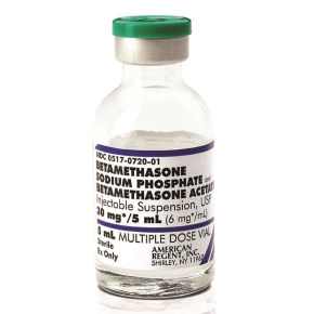 Betamethasone Sodium Phosphate / Betamethasone Acetate Injection – 6 mg/mL, 5 mL Vial