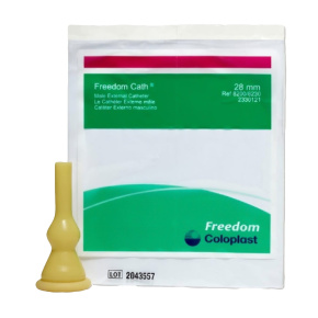 Male External Catheter Freedom® Cath Self-Adhesive Seal Latex (All Sizes/Diameters)