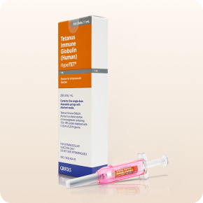 HyperTET™ S/D Tetanus Immune Globulin (Human), Preservative Free 250 IU / mL Injection 1 mL 1 Syringe