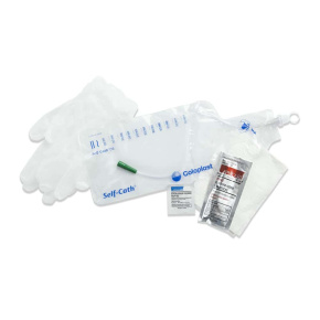 Intermittent Closed System Catheter Tray Self-Cath® Female / Straight Tip 14 Fr. Without Balloon Lubricated PVC