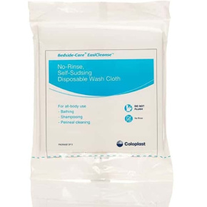 Bedside-Care® EasiCleanse Personal Cleansing Wipes, Unscented, Soft Pack, 5-Count – For Bedside Bathing and Incontinence Care