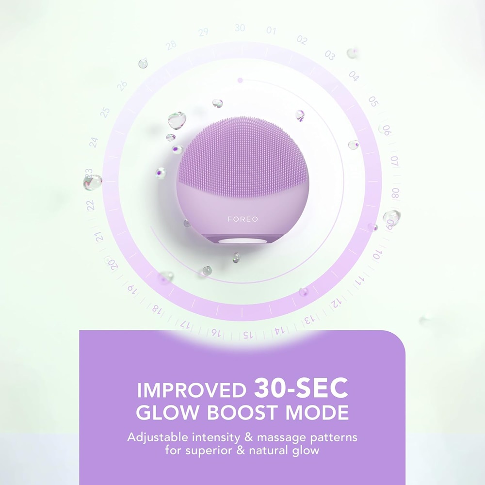 Dual Sided Facial Cleansing Brush and Massage Device LUNA 4 mini