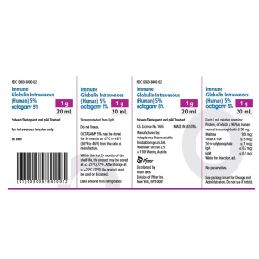 OCTAGAM® 5% Immune Globulin (Human) 1 Gram - 10 Gram IV Solution 20 mL - 200 mL