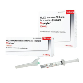 Rhophylac® Rho (D) Immune Globulin (Human), Preservative Free 1,500 IU (300 mcg) Injection 2 mL 1 Syringe