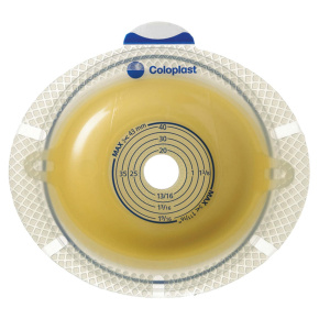 SenSura Flex Xpro Trim to Fit Ostomy Barrier 70 mm Flange Double Layer Adhesive Standard Wear and Extended Wear